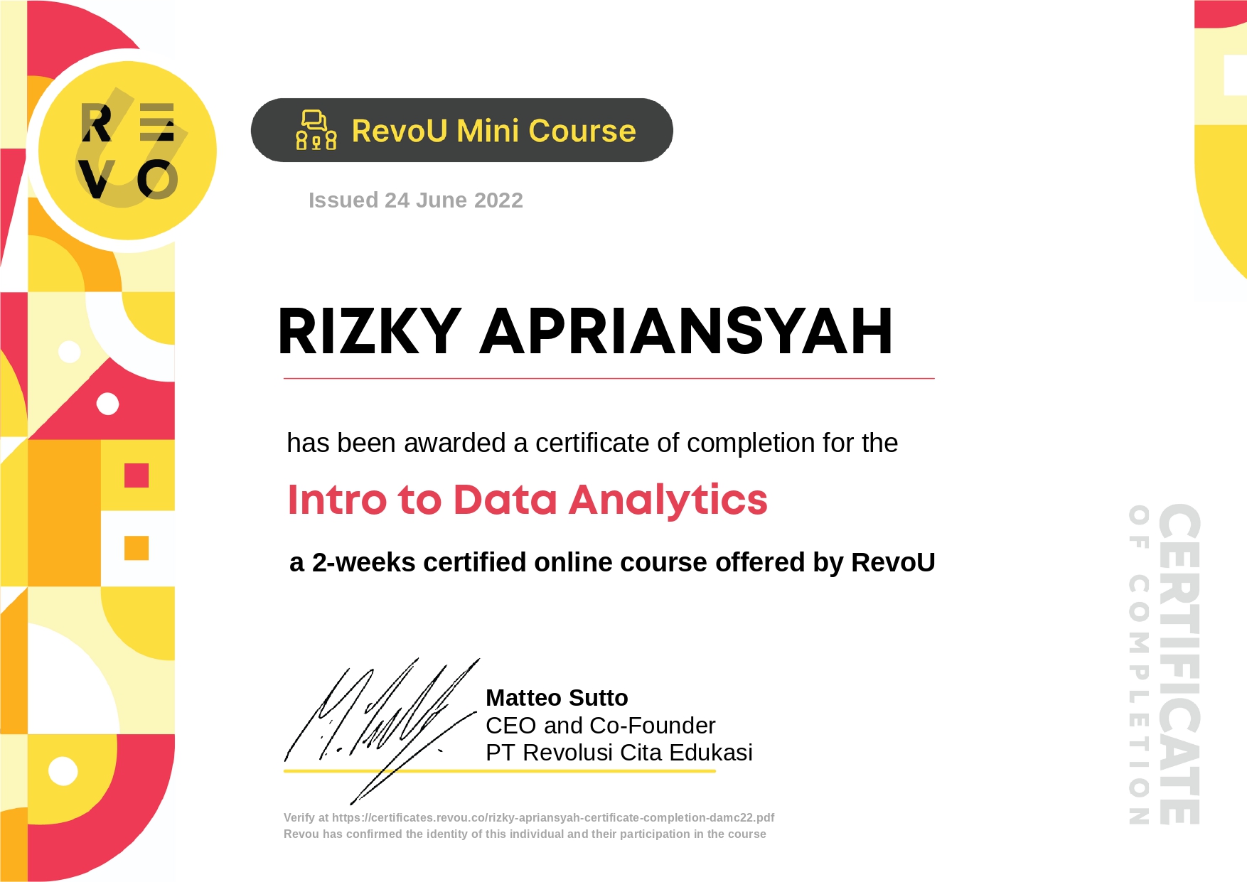 REVou Data Analytics